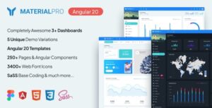 MaterialPro Angular 20 Admin Template
