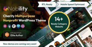 Nobility - Charity Nonprofit Multipurpose WordPress Theme