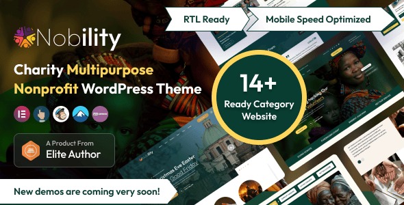 Nobility - Charity Nonprofit Multipurpose WordPress Theme