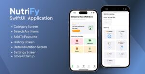 Nutrify IOS SwiftUI and Gemini AI Based App with StoreKIT Subscription