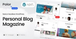Polor - NextJs Headless WordPress Blog Magazine