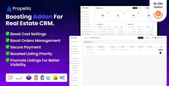 Propella - Boosting Addon For Real Estate CRM