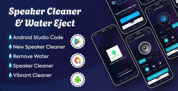 Speaker Cleaner & Water Eject+ | Abdroid App | Admob Ads