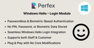 Windows Hello – Login Module for Perfex CRM