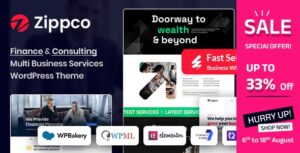 Zippco - Business and Finance Consulting WordPress Theme