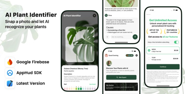 AI Plant Identifier - iOS App Source Code