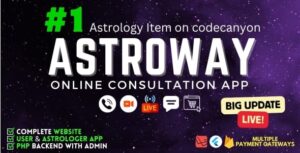 Astroway - Astrology Consultations, Chat, Audio/Video Calls, Live Streaming | Web & Backend Included
