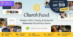 Church Fund - Religion, NGO & Charity WordPress Theme