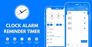 Clock Alarm Reminder Timer with AdMob Ads Android