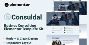 Consuldal - Busines Consulting Elementor Template Kit