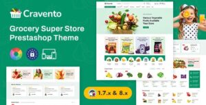 Cravento - Online Grocery Store Prestashop Responsive Theme