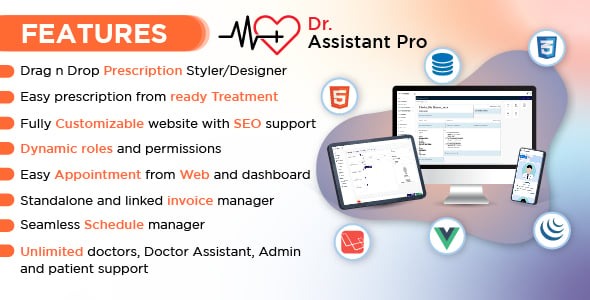 Dr. Assistant PRO - Patient Management & Prescription Writing Software