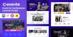 Evente - Conference and Event Management Laravel Script
