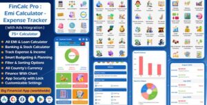 FinCalc Pro- EMI Calculator : Expense Tracker, Cash Loan Calculator, Budget Tracker, Finance Tracker