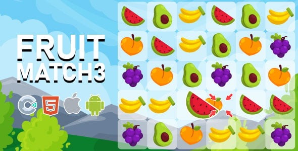Fruit Match3 - Construct 3
