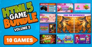 HTML5 Game Bundle Volume 2 [ Construct 3 , HTML5 ]
