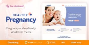 Healthy Pregnancy - Health & Medical WordPress Theme