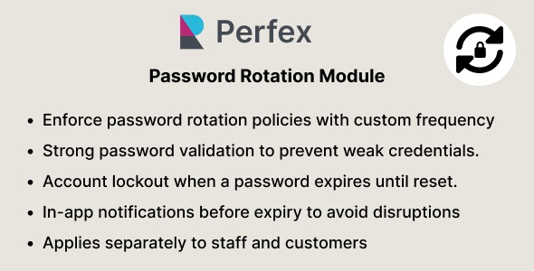 Password Rotation & Expiry – Security Module for Perfex CRM