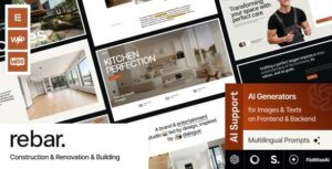 Rebar - Construction & Renovation & Building WordPress Theme
