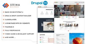 Uxima - Responsive Multipurpose Business Drupal 11 Theme