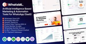 WhatsML – AI-Based Marketing & Automation Tools for WhatsApp (SaaS)