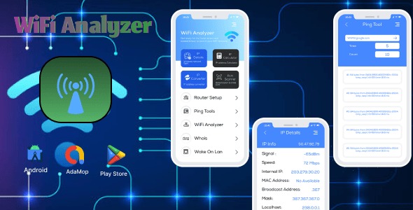 WiFi Analyzer - IP Tools-WPA WiFi Tester- - Network Scanner WPS WiFi Connect