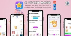 AI Sticker Maker - Complete iOS App Template with AI Generation & iMessage Integration