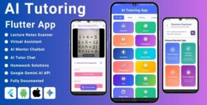 AI Tutoring Flutter App | Study Helper App | Homework Solver, Exam Preparation & Learning Assistant
