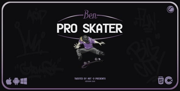 Ben Pro Skater - HTML5 Game Template