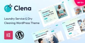 Clena - Laundry Service & Dry Cleaning WordPress Theme