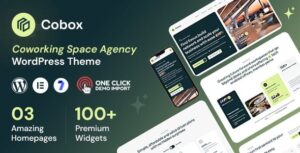 Cobox - Coworking Space Agency WordPress Theme
