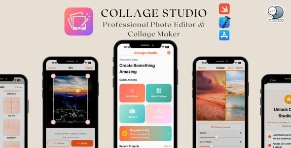 Collage Studio - Professional Photo Editor & Collage Maker iOS App