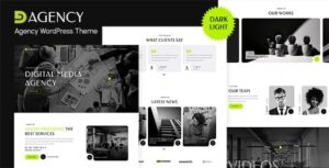 Dagency - Digital Agency WordPress Theme