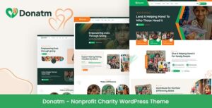 Donatm - Nonprofit Charity WordPress Theme