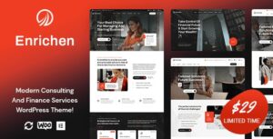 Enrichen - Consulting And Finance Services WordPress Theme