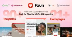 Faun – Nonprofit, Charity & Donation WordPress Theme