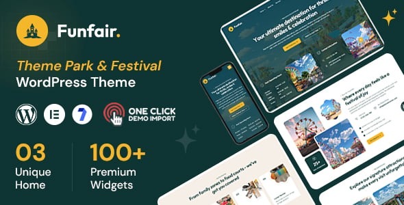 Funfair - Theme Park & Festival WordPress Theme