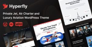 HyperFly - Private Jet Charter & Aviation WordPress Theme