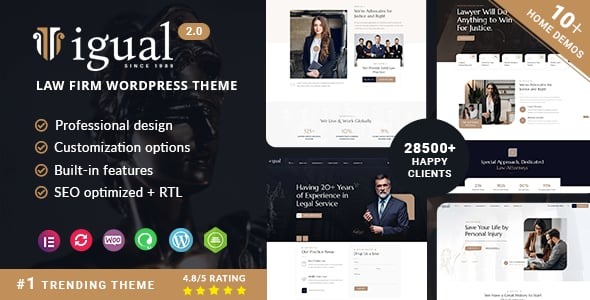 Igual - Law Firm WordPress Theme for Attorneys