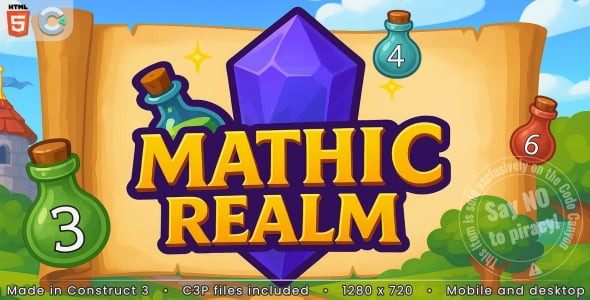 Mathic Realm - HTML5 Math game