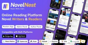 NovelNest - Online Reading Platform for Writers & Readers with Social Community