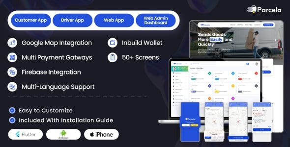 On-Demand Courier & Parcel Delivery App | Complete Delivery Management System