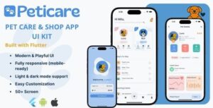 Peticare - Flutter Pet Care App UI Kit