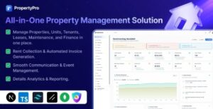 PropertyPro – Property & Tenant Management Software | Next.js, MongoDB