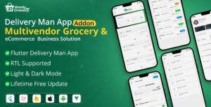 Ready Grocery Delivery Man App | Rider App | Delivery App Addon