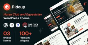 Rideup - Horse Club and Equestrian WordPress Theme