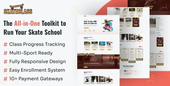 SkateClass - Skating School & Class Management System