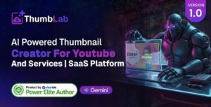 ThumbLab - AI Powered Thumbnail Creator For Youtube And Services | SaaS Platform