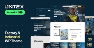 Untex - Factory & Industrial WordPress Theme