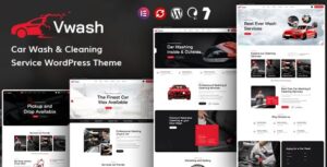 Vwash - Car Wash & Cleaning Service WordPress Theme
